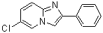 structure of CAS# 168837-18-1, 6-氯-2-苯基咪唑并[1,2-a]吡啶