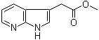 structure of CAS# 169030-84-6, 1H-吡咯并[2,3-b]吡啶-3-乙酸甲酯