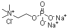 structure of CAS# 16904-96-4, 磷酰胆碱二钠盐
