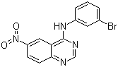 structure of CAS# 169205-77-0, (3-溴苯基)-(6-硝基喹唑啉-4-基)胺