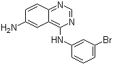 structure of CAS# 169205-78-1, N4-(3-溴苯基)喹唑啉-4,6-二胺