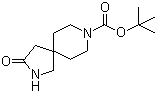 structure of CAS# 169206-67-1, 3-氧代-2,8-二氮杂螺[4.5]癸烷-8-羧酸叔丁酯