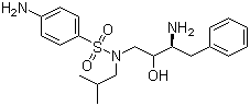 CAS 登录号：169280-56-2, 4-氨基-N-[(2R, 3S)-3-氨基-2-羟基-4-苯丁基]-N-异丁基苯磺酰胺