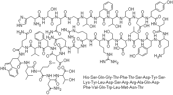 structure of CAS# 16941-32-5, 胰高血糖素