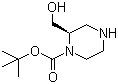 structure of CAS# 169448-87-7, (R)-1-Boc-2-羟甲基哌嗪