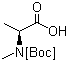 structure of CAS# 16948-16-6, BOC-N-Methyl-L-alanine