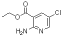 structure of CAS# 169495-51-6, 2-氨基-5-氯-3-吡啶羧酸乙酯