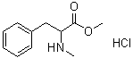 structure of CAS# 16975-45-4, N-甲基-DL-苯丙氨酸甲酯盐酸盐