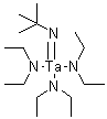 structure of CAS# 169896-41-7, 叔丁基亚胺三(二乙基氨基)钽