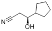 structure of CAS# 1699727-68-8, (S)-3-羟基-3-环戊基丙烷腈