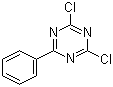 structure of CAS# 1700-02-3, 2,4-二氯-6-苯基-1,3,5-三嗪