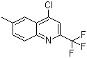 structure of CAS# 1701-26-4, 4-氯-6-甲基-2-(三氟甲基)喹啉