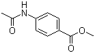 structure of CAS# 17012-22-5, 4-(乙酰氨基)苯甲酸甲酯
