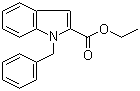 structure of CAS# 17017-66-2, Ethyl 1-benzyl-2-indolecarboxylate