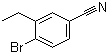 4-溴-3-乙基苯甲腈分子结构 (CAS 170230-29-2)