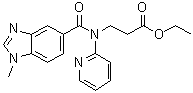 CAS # 1702936-92-2, N-[(1-Methyl-1H-benzimidazol-5-yl)carbonyl]-N-2-pyridinyl-beta-alanine ethyl ester