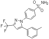 structure of CAS# 170570-01-1, 4-[5-(3-Methylphenyl)-3-trifluoromethyl-1H-pyrazol-1-yl]benzenesulfonamide