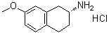 CAS 登录号：170638-05-8, (R)-7-甲氧基-1,2,3,4-四氢萘-2-基胺盐酸盐