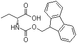Fmoc-D-2-aminobutyric acid molecular structure (CAS 170642-27-0)