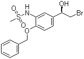 CAS 登录号：170687-82-8, (R)-N-[5-(2-溴-1-羟乙基)-2-(苯基甲氧基)苯基]甲磺酰胺