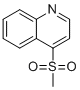 CAS # 17075-20-6, 4-(Methylsulfonyl)quinoline