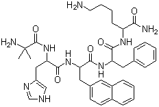 Ipamorelin molecular structure (CAS 170851-70-4)