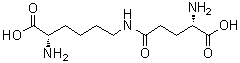structure of CAS# 17105-15-6, epsilon-(gamma-L-Glutamyl)-L-lysine
