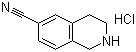 structure of CAS# 171084-93-8, 1,2,3,4-四氢异喹啉-6-甲腈盐酸盐