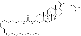 Cholesteryl oleyl carbonate molecular structure (CAS 17110-51-9)