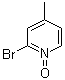2-Bromo-4-picoline 1-oxide molecular structure (CAS 17117-12-3)