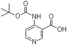 structure of CAS# 171178-34-0, 4-[(叔丁氧羰基)氨基]烟酸