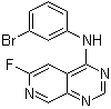 N-(3-Bromophenyl)-6-fluoro-pyrido[3,4-d]pyrimidin-4-amine molecular structure (CAS 171179-03-6)