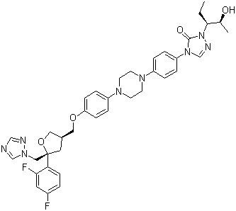 structure of CAS# 171228-49-2, 泊沙康唑