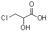 CAS # 1713-85-5, 3-Chloro-2-hydroxypropanoic acid, beta-Chlorolactic acid, 3-Chloro-2-hydroxypropionic acid, 3-Chlorolactic acid