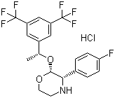 structure of CAS# 171482-05-6, (2R,3S)-2-[(1R)-1-[3,5-双(三氟甲基)苯基]乙氧基]-3-(4-氟苯基)吗啉盐酸盐