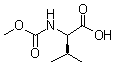 structure of CAS# 171567-86-5, (R)-2-(甲氧羰基氨基)-3-甲基丁酸