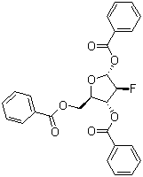 CAS 登录号：171721-00-9, 1,3,5-三-O-苯甲酰基-2-脱氧-2-氟-alpha-L-阿拉伯呋喃糖