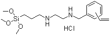 CAS 登录号：171869-89-9, N1-[(乙烯基苄基)-N2-[3-(三甲氧基硅)丙基]-1,2-乙二胺盐酸盐