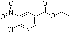 structure of CAS# 171876-22-5, Ethyl 6-chloro-5-nitro-3-pyridinecarboxylate
