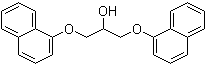 structure of CAS# 17216-10-3, 1,3-二(萘-1-基氧基)丙-2-醇
