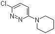 structure of CAS# 1722-11-8, 1-(6-Chloro-pyridazino-3-yl)piperidine