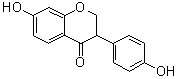 structure of CAS# 17238-05-0, 2,3-Dihydro-7-hydroxy-3-(4-hydroxyphenyl)-4H-1-benzopyran-4-one