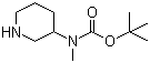 structure of CAS# 172478-01-2, 3-(N-Boc-N-methyl)aminopiperidine