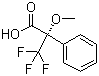 structure of CAS# 17257-71-5, (S)-(-)-alpha-甲氧基-alpha-三氟甲基苯乙酸