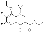 CAS # 172602-83-4, 1-Cyclopropyl-8-ethoxy-6,7-difluoro-1,4-dihydro-4-oxo-3-quinolinecarboxylic acid ethyl ester