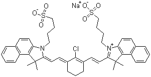structure of CAS# 172616-80-7, 新吲哚菁绿