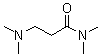 N,N-二甲基-3-二甲基氨基丙酰胺分子结构 (CAS 17268-47-2)