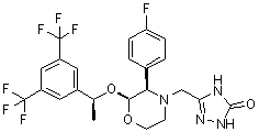 structure of CAS# 172822-29-6, ent-阿瑞匹坦