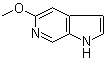 CAS 登录号：17288-53-8, 5-甲氧基-1H-吡咯并[2,3-c]吡啶