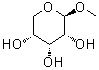 structure of CAS# 17289-61-1, 甲基 beta-D-吡喃核糖苷